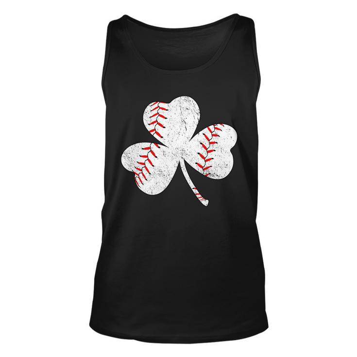 Shamrock Clover Leaf Baseball Unisex Tank Top