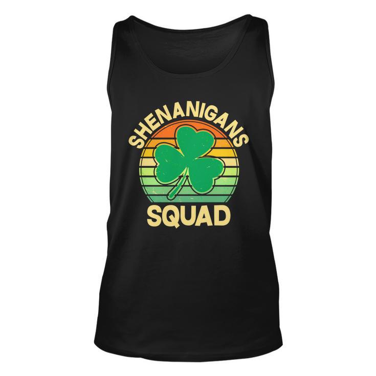 Shenanigans Squad Shamrock St Patricks Day Unisex Tank Top