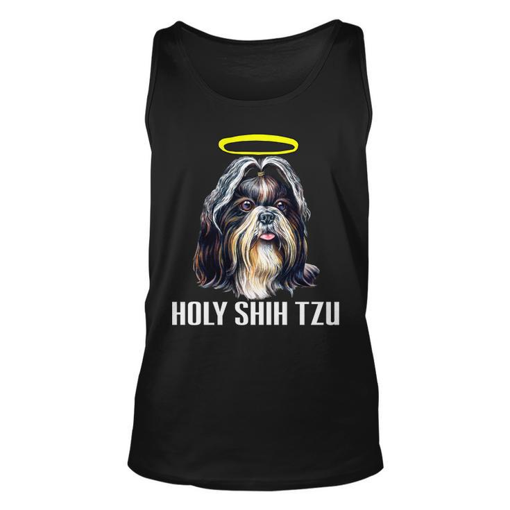 Shitzu Dog Holy Shih Tzu Unisex Tank Top