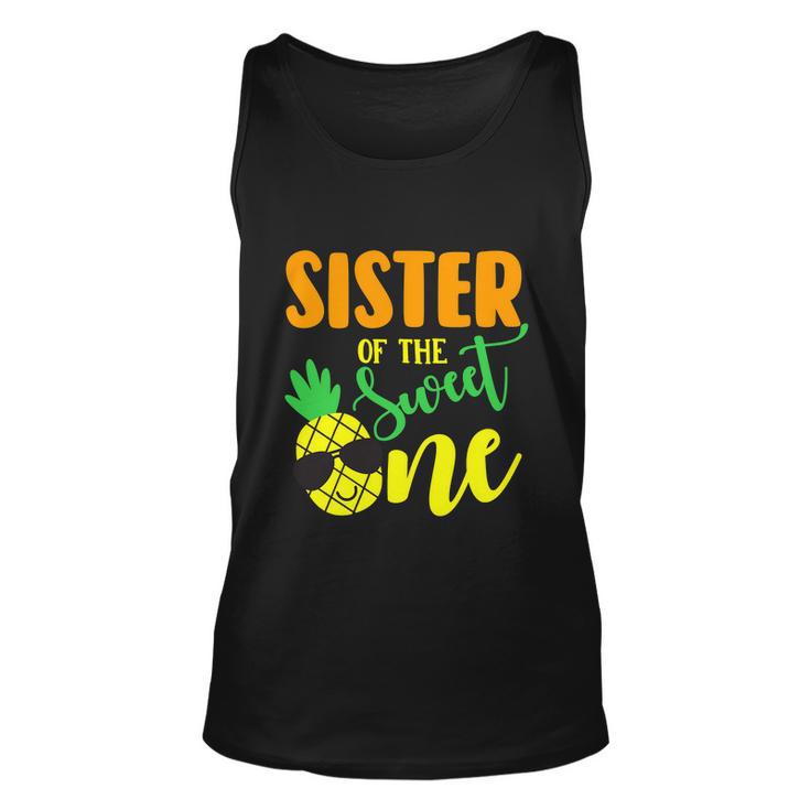 Sister Of The Sweet One Pineapple 1St Birthday Boy First Unisex Tank Top