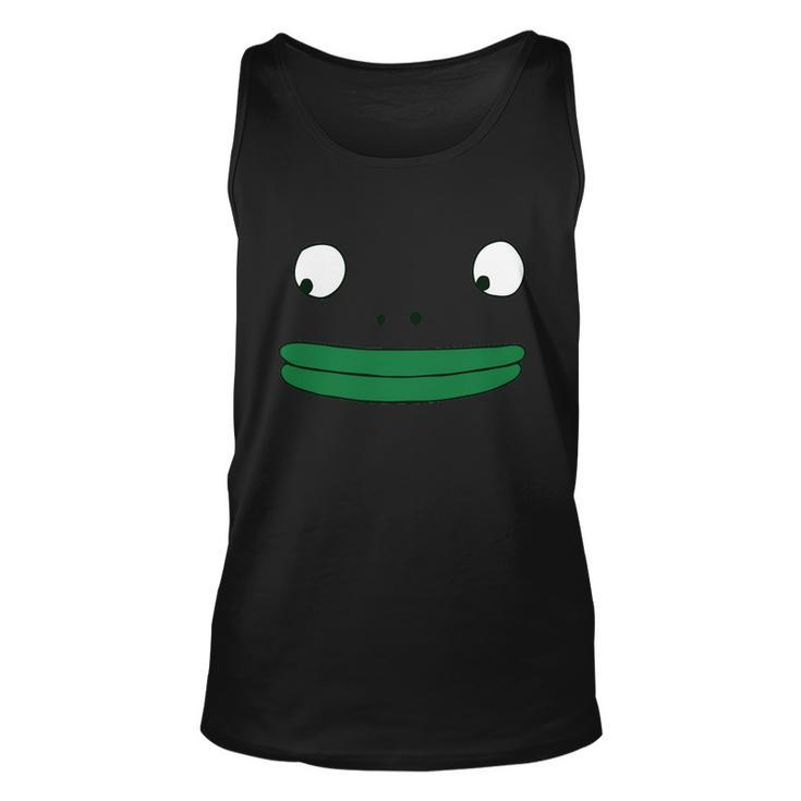 Smiling Friends Mr Frog Face Unisex Tank Top