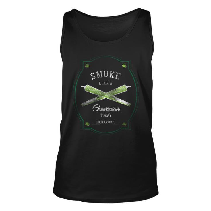 Smoke Like A Champion Unisex Tank Top