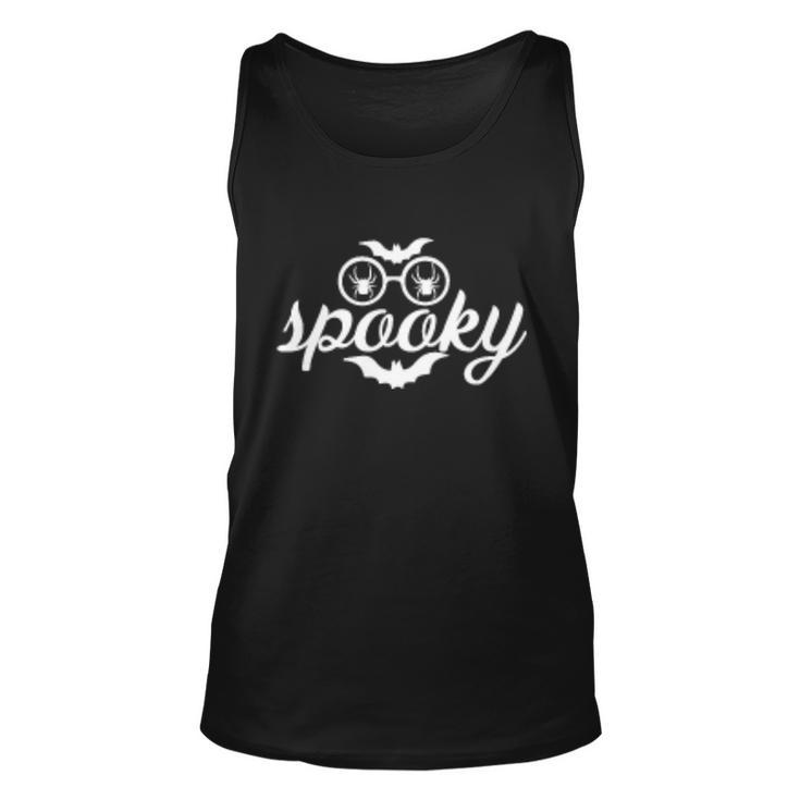 Spooky Bat Halloween Quote Unisex Tank Top