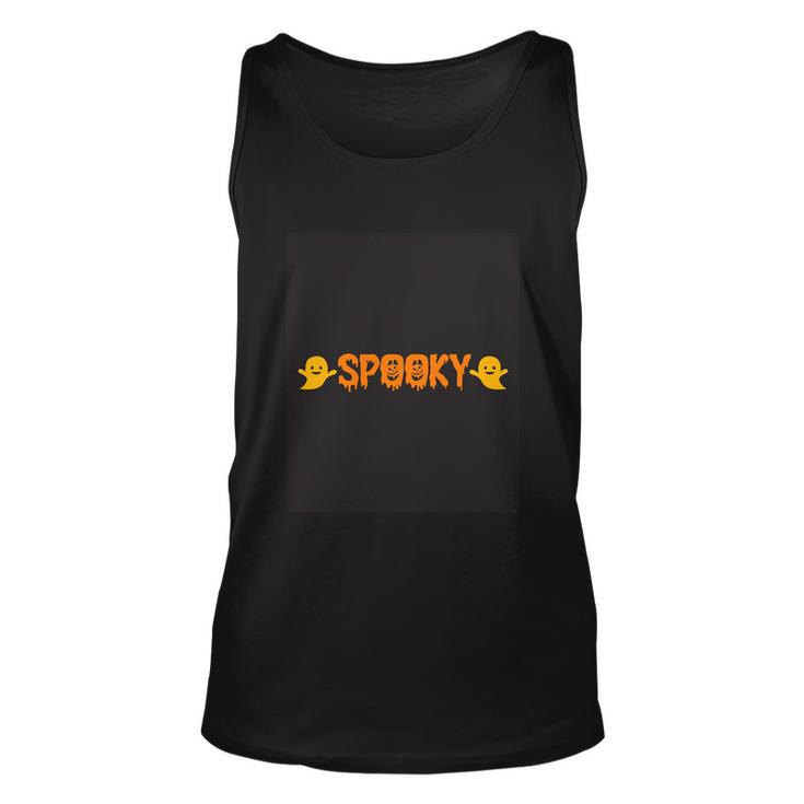 Spooky Ghost Funny Halloween Quote Unisex Tank Top