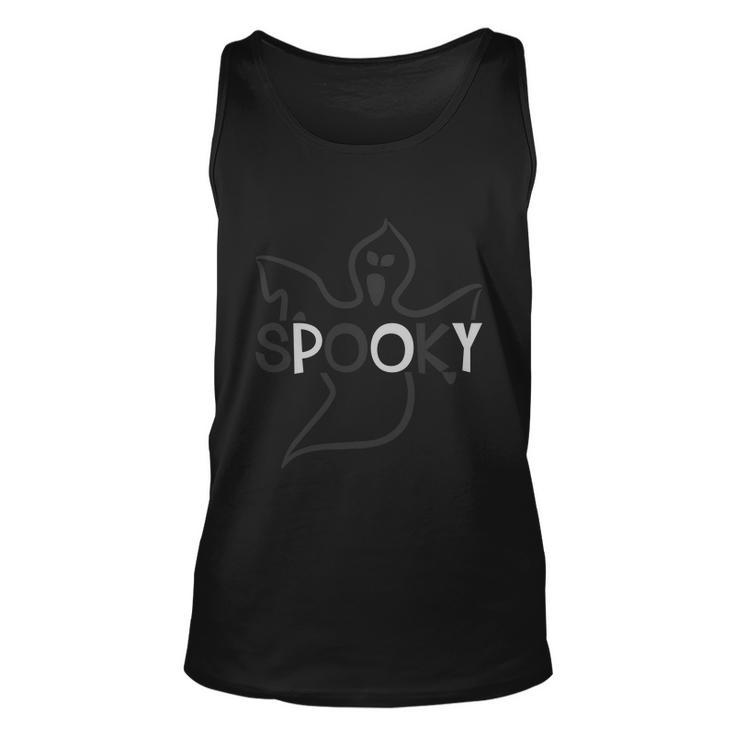 Spooky Ghost Funny Halloween Quote V3 Unisex Tank Top