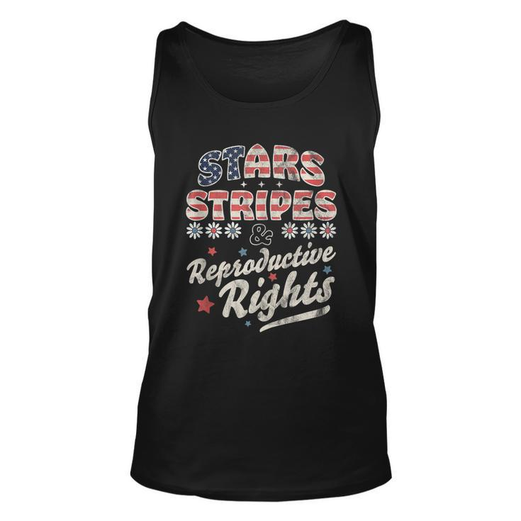 Stars Stripes Reproductive Rights Patriotic 4Th Of July Cute Tank Top Unisex Tank Top