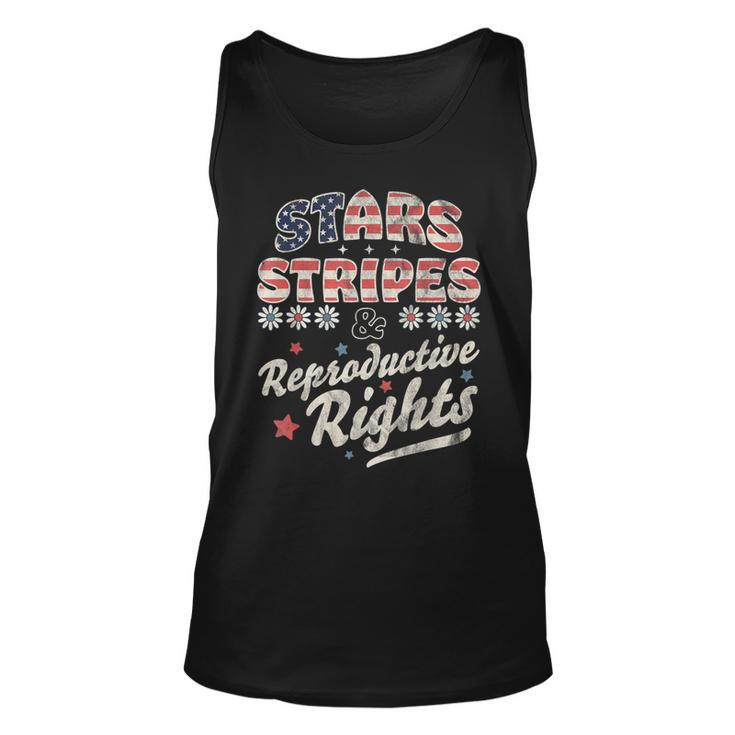 Stars Stripes Reproductive Rights Patriotic 4Th Of July Cute  V3 Unisex Tank Top