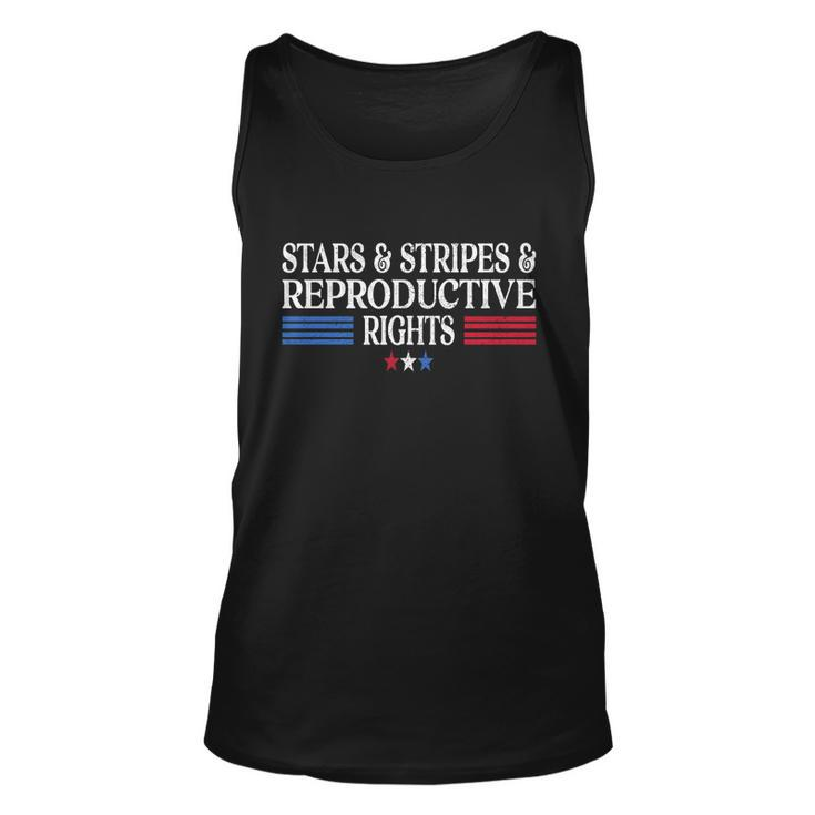 Stars Stripes Reproductive Rights Patriotic 4Th Of July Great Gift Unisex Tank Top