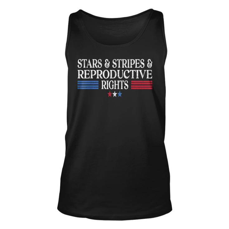 Stars Stripes Reproductive Rights Patriotic 4Th Of July  Unisex Tank Top