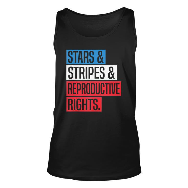 Stars Stripes And Reproductive Rights Pro Choice 4Th Of July Tank Top