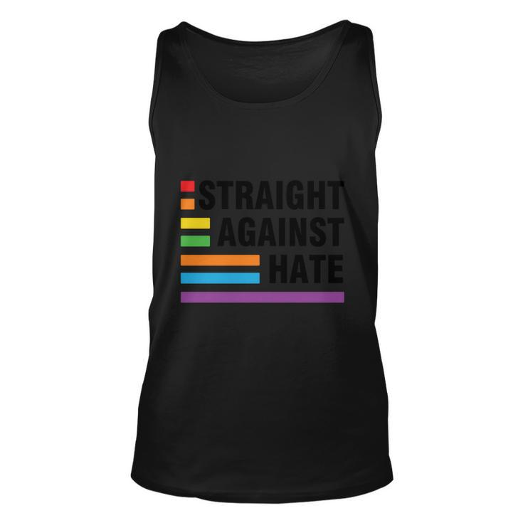 Straight Against Hate Pride Month Lbgt Unisex Tank Top