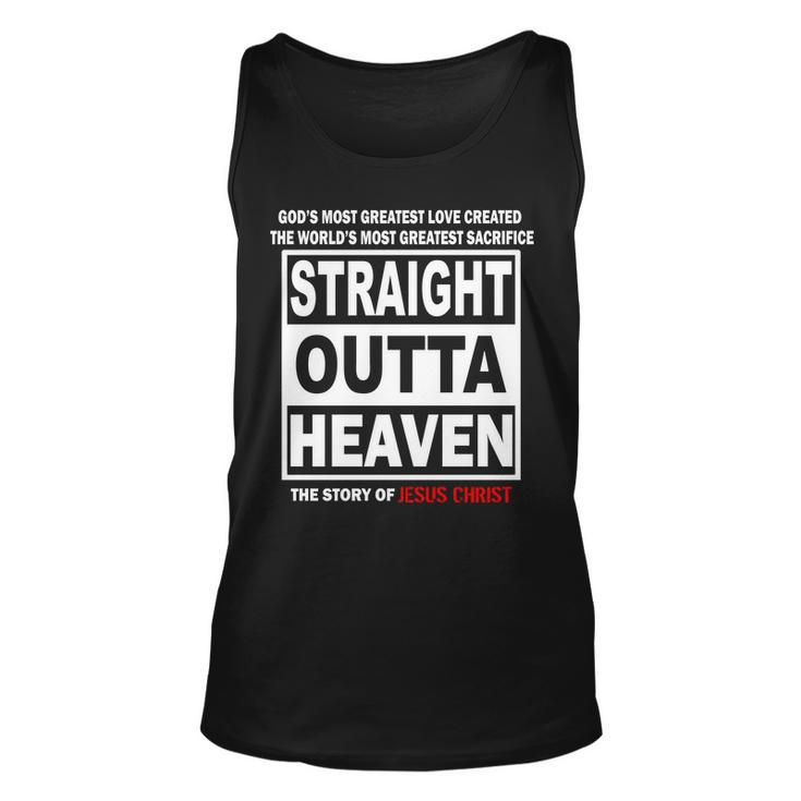 Straight Outta Heaven Unisex Tank Top