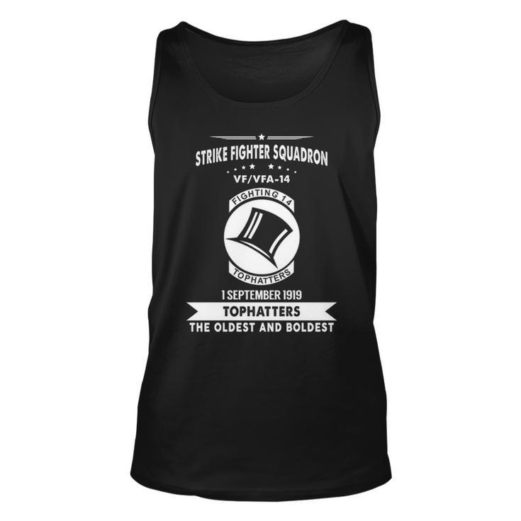 Strike Fighter Squadrons Vf 14 Vfa  Unisex Tank Top