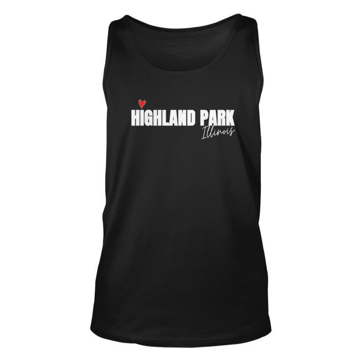 Strong Chicago Highland Park Illinois Shooting  Unisex Tank Top