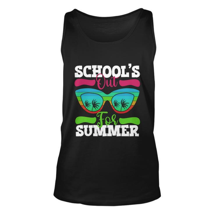 Summer Break 2022 Retro Summer Break Schools Out For Summer Cool Gift Unisex Tank Top