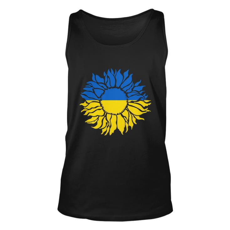 Sunflower Of Peace Ukraine Ukraine Strong Vyshyvanka Long Tshirt Unisex Tank Top