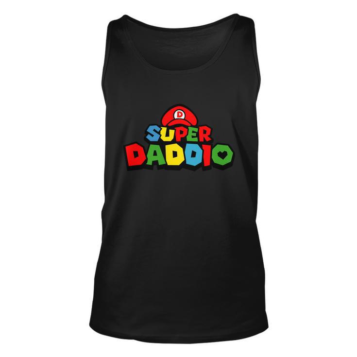 Super Dad Daddio Funny Color Tshirt Unisex Tank Top