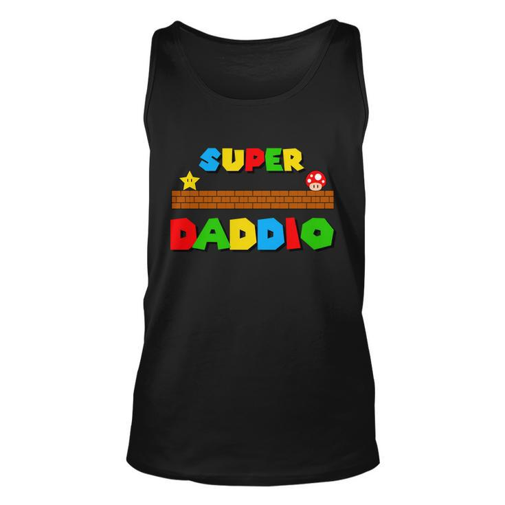 Super Daddio Retro Video Game Tshirt Unisex Tank Top