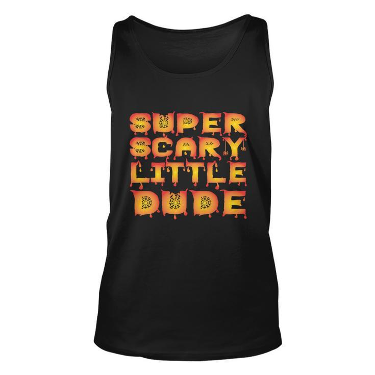 Super Scary Little Dude Halloween Quote V3 Unisex Tank Top