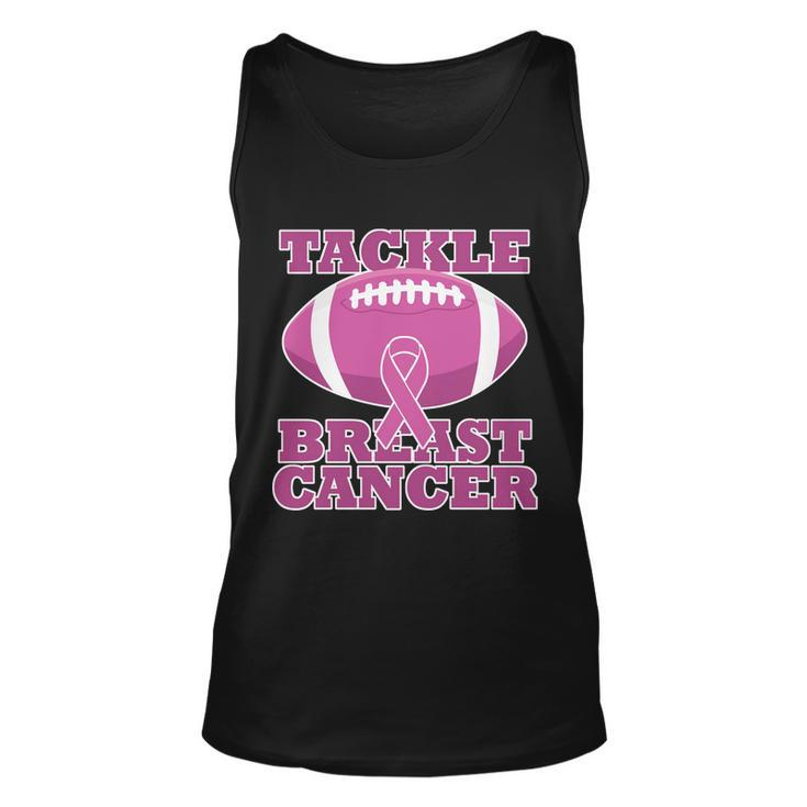 Tackle Breast Cancer Awareness Football Unisex Tank Top