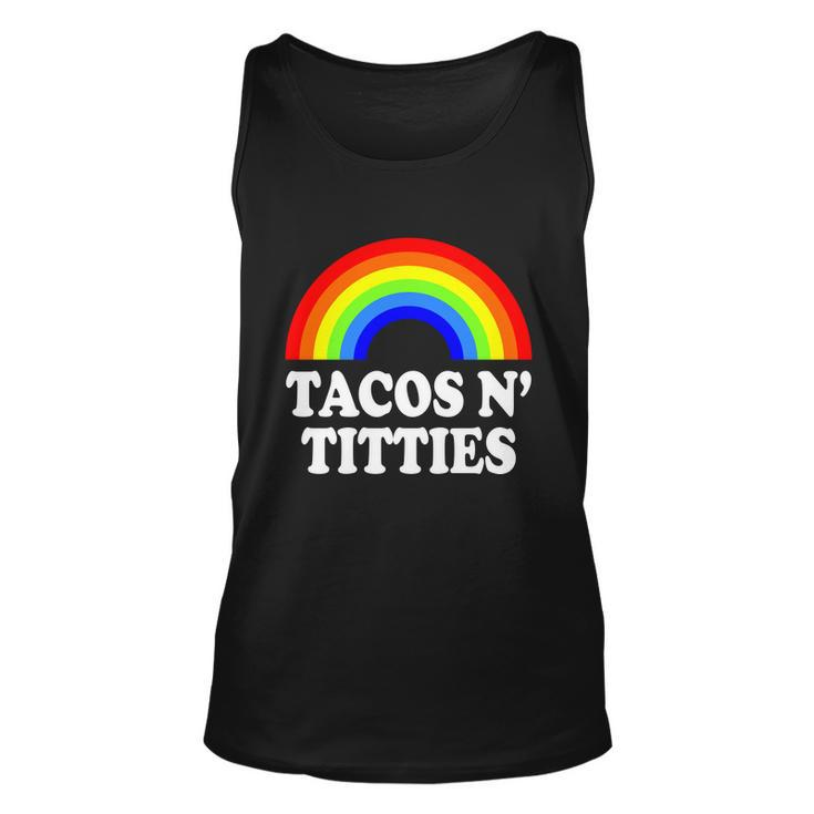 Tacos N Titties Funny Lgbt Gay Pride Lesbian Lgbtq Unisex Tank Top