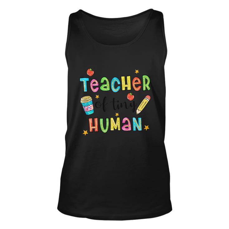 Teach Of Tiny Human Love Inspire Graphic Plus Size Shirt For Teacher Unisex Tank Top