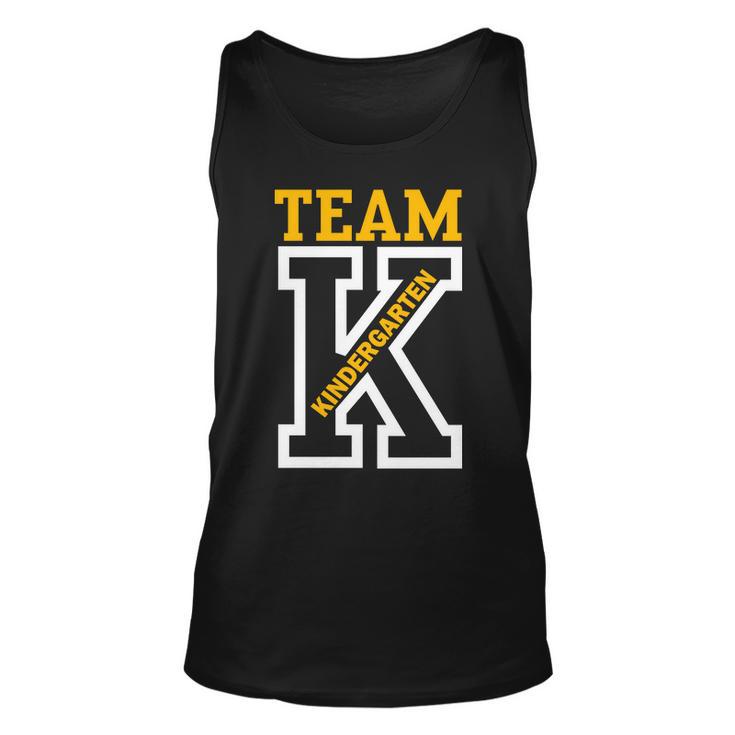 Team Kindergarten Teacher Logo Tshirt Unisex Tank Top