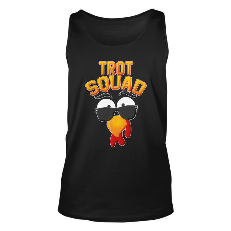 Thanksgiving Trot Squad Turkey Unisex Tank Top