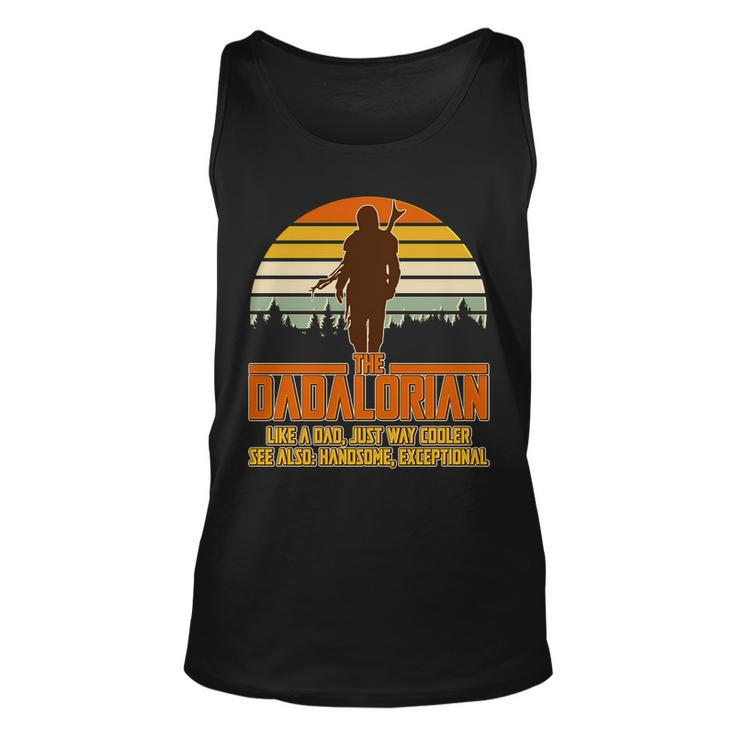 The Dadalorian Like A Dad Handsome Exceptional Tshirt Unisex Tank Top