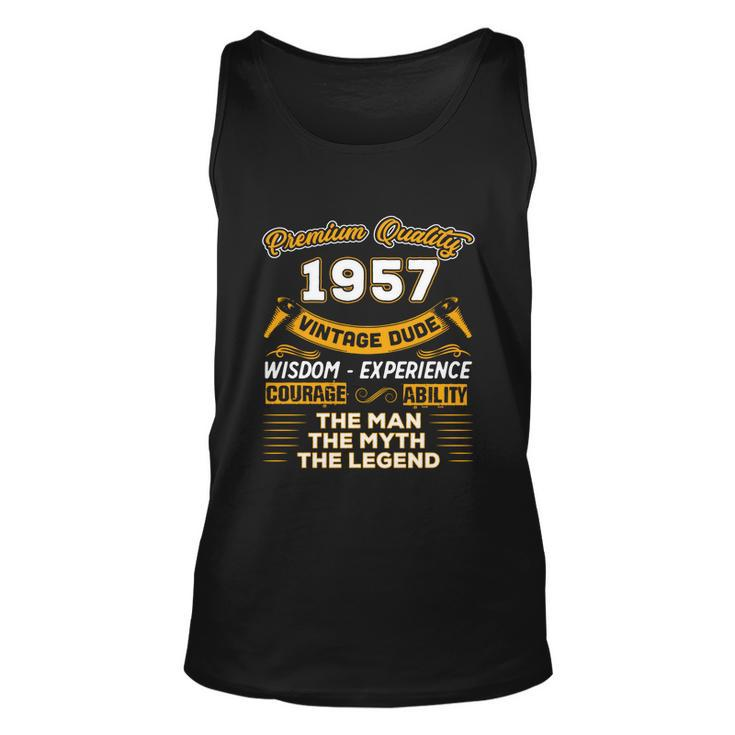 The Man Myth Legend 1957 65Th Birthday Gift For 65 Years Old Gift Unisex Tank Top