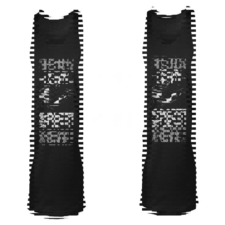 The Orca Is My Spirit Animal Orca Men Women Tank Top Graphic Print Unisex