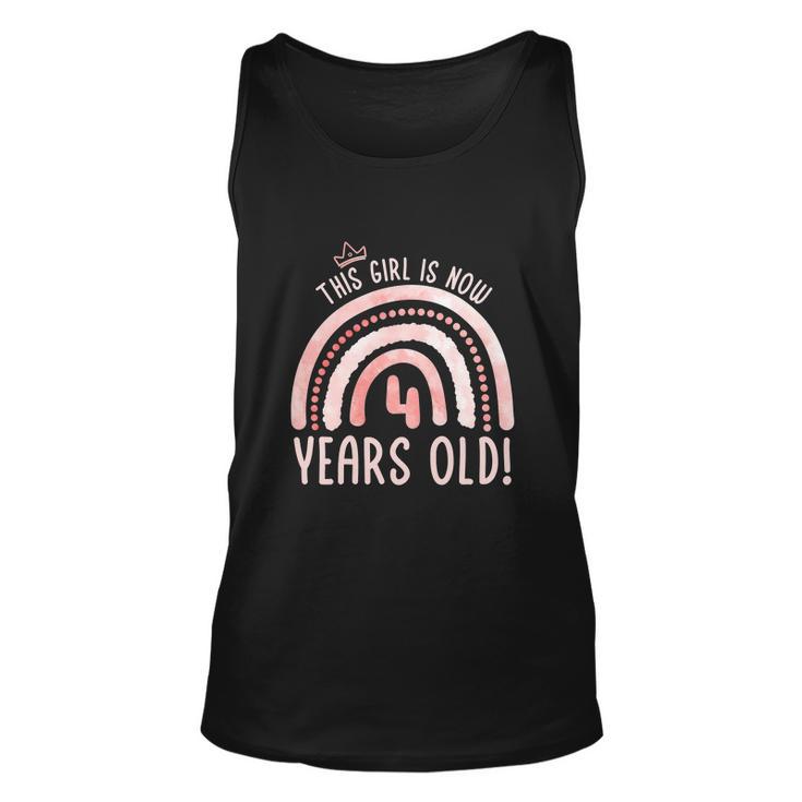 This Girl Is 4 Years Old Funny 4Th Birthday Fourth Birthday Unisex Tank Top