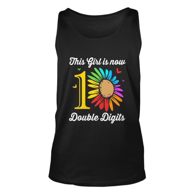 This Girl Is Now 10 Double Digits Funny Gift Unisex Tank Top