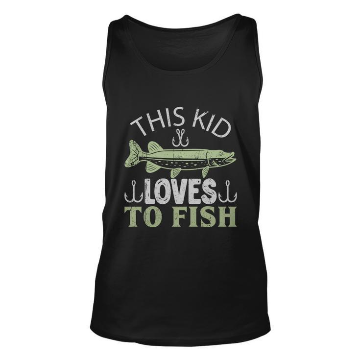 This Kid Loves To Fish Unisex Tank Top