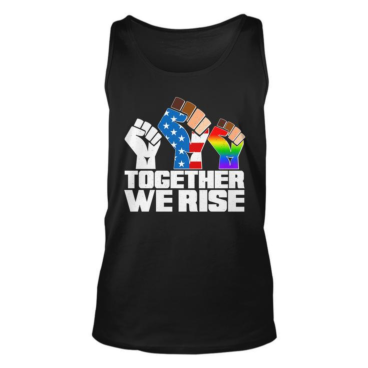 Together We Rise Unity T-Shirt Graphic Design Printed Casual Daily Basic Unisex Tank Top