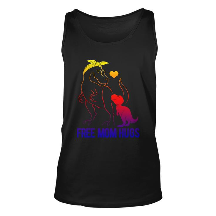 Trans Free Mom Hugs Dinosaur Rex Mama Transgender Pride Meaningful Gift Unisex Tank Top