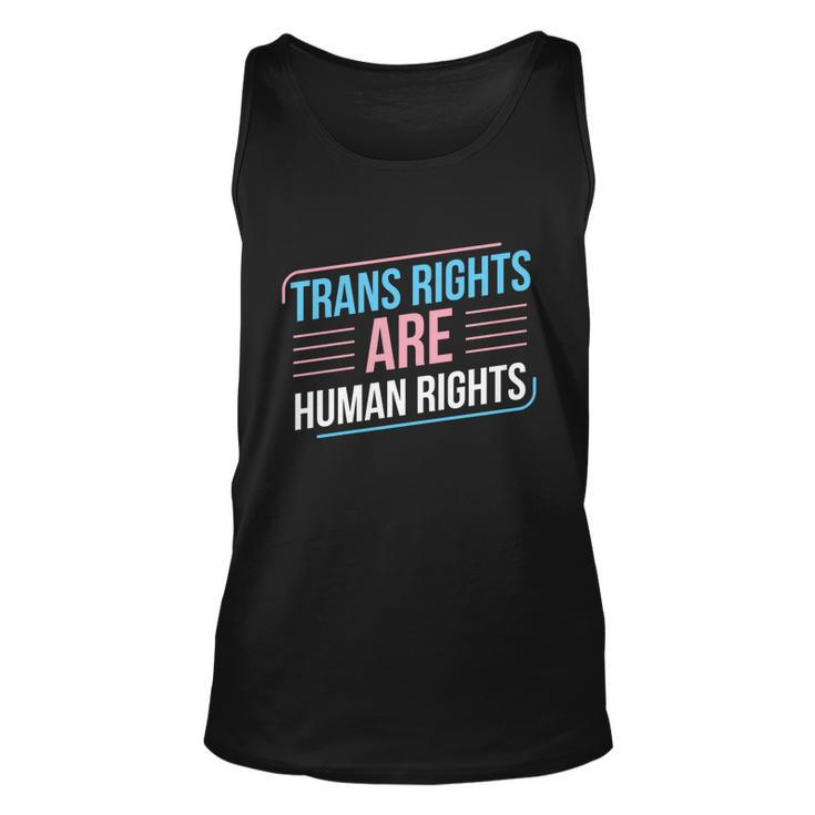 Trans Rights Are Human Rights Trans Pride Transgender Lgbt Gift Unisex Tank Top