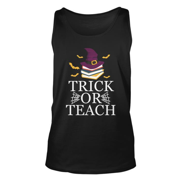 Trick Or Teach Halloween Unisex Tank Top