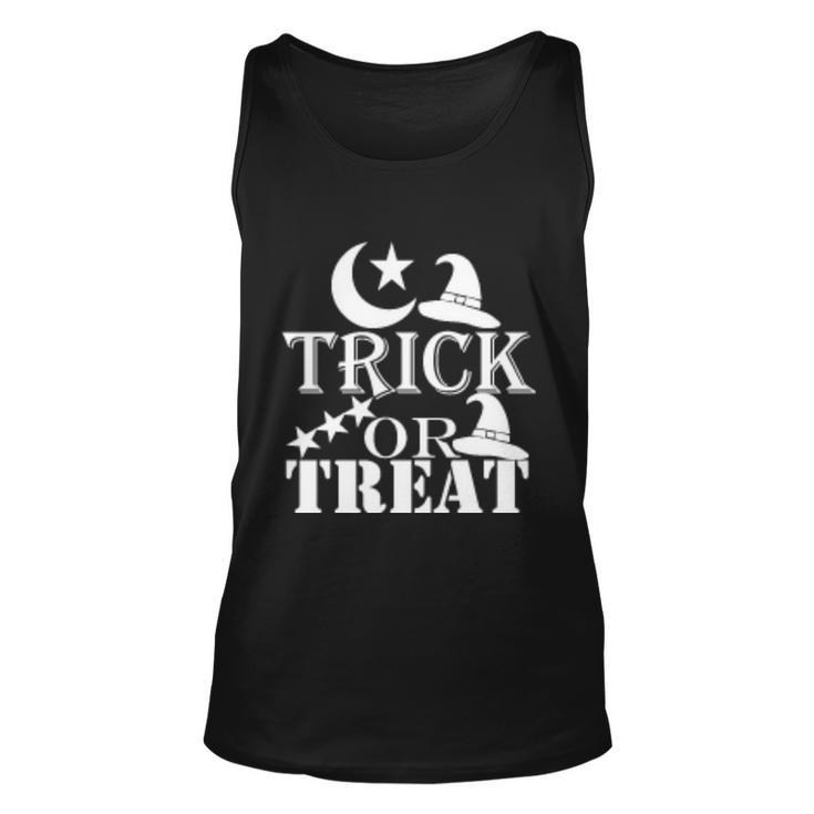 Trick Or Treat Funny Halloween Quote Unisex Tank Top