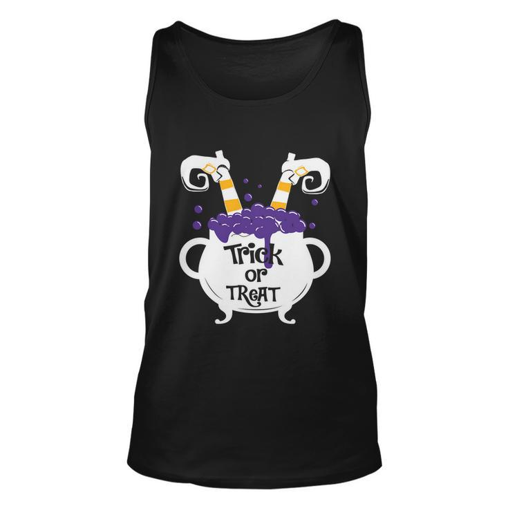 Trick Or Treat Funny Halloween Quote Unisex Tank Top