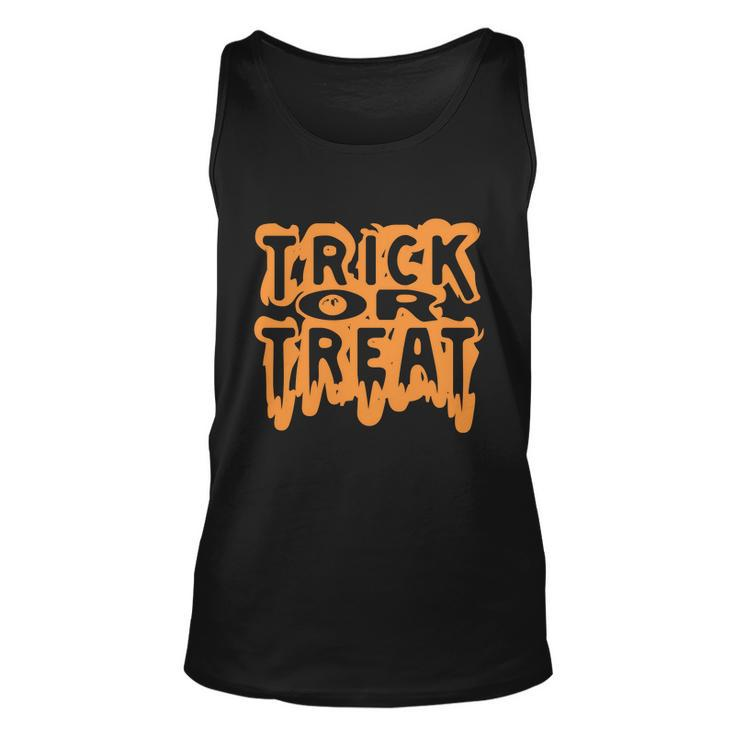 Trick Or Treat Funny Halloween Quote Unisex Tank Top