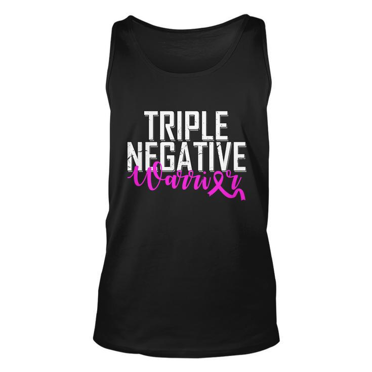 Triple Negative Breast Cancer Warrior Unisex Tank Top
