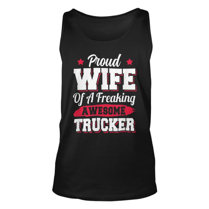 Trucker Trucking Truck Driver Trucker Wife Unisex Tank Top