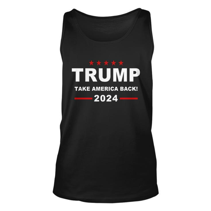 Trump 2024 Take America Back V2 Unisex Tank Top