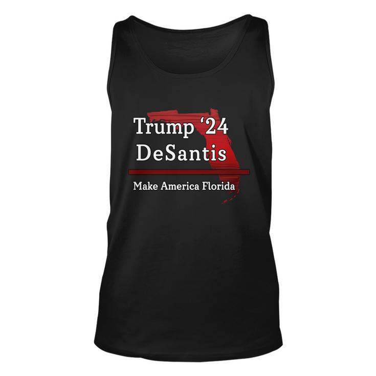 Trump Desantis 2024 Make America Florida State Tshirt Unisex Tank Top