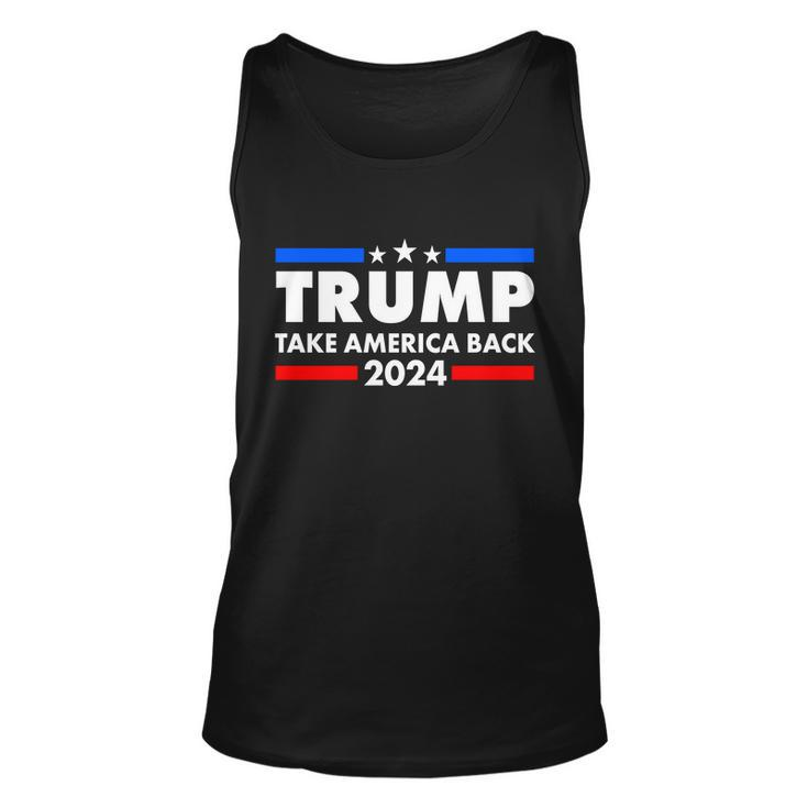 Trump Take America Back 2024 Election Logo Unisex Tank Top