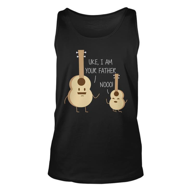 Uke I Am Your Father Ukulele Guitar Tshirt Unisex Tank Top