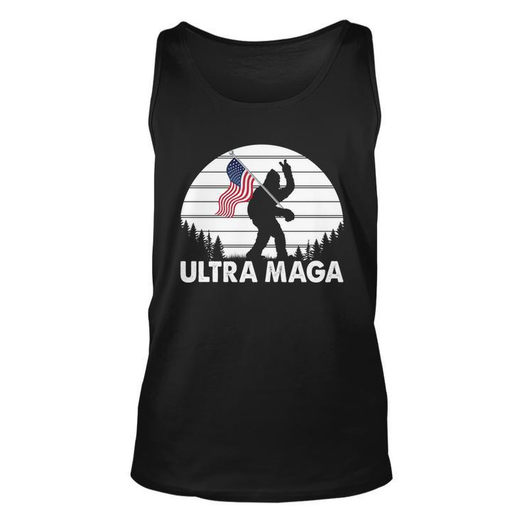 Ultra Maga Big Foot Sasquatch Tshirt Unisex Tank Top