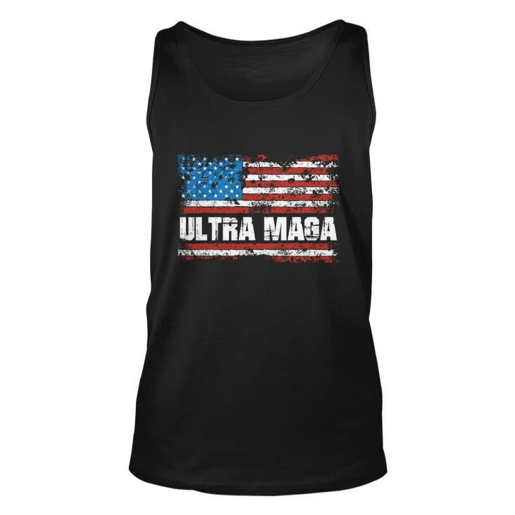 Ultra Maga Distressed United States Of America Usa Flag Tshirt Unisex Tank Top