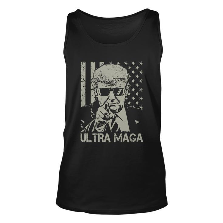 Ultra Maga Shirt Funny Anti Biden Us Flag Pro Trump Trendy Tshirt V2 Unisex Tank Top